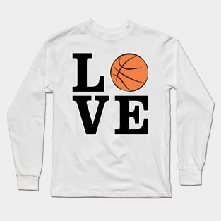 Love Basketball Long Sleeve T-Shirt